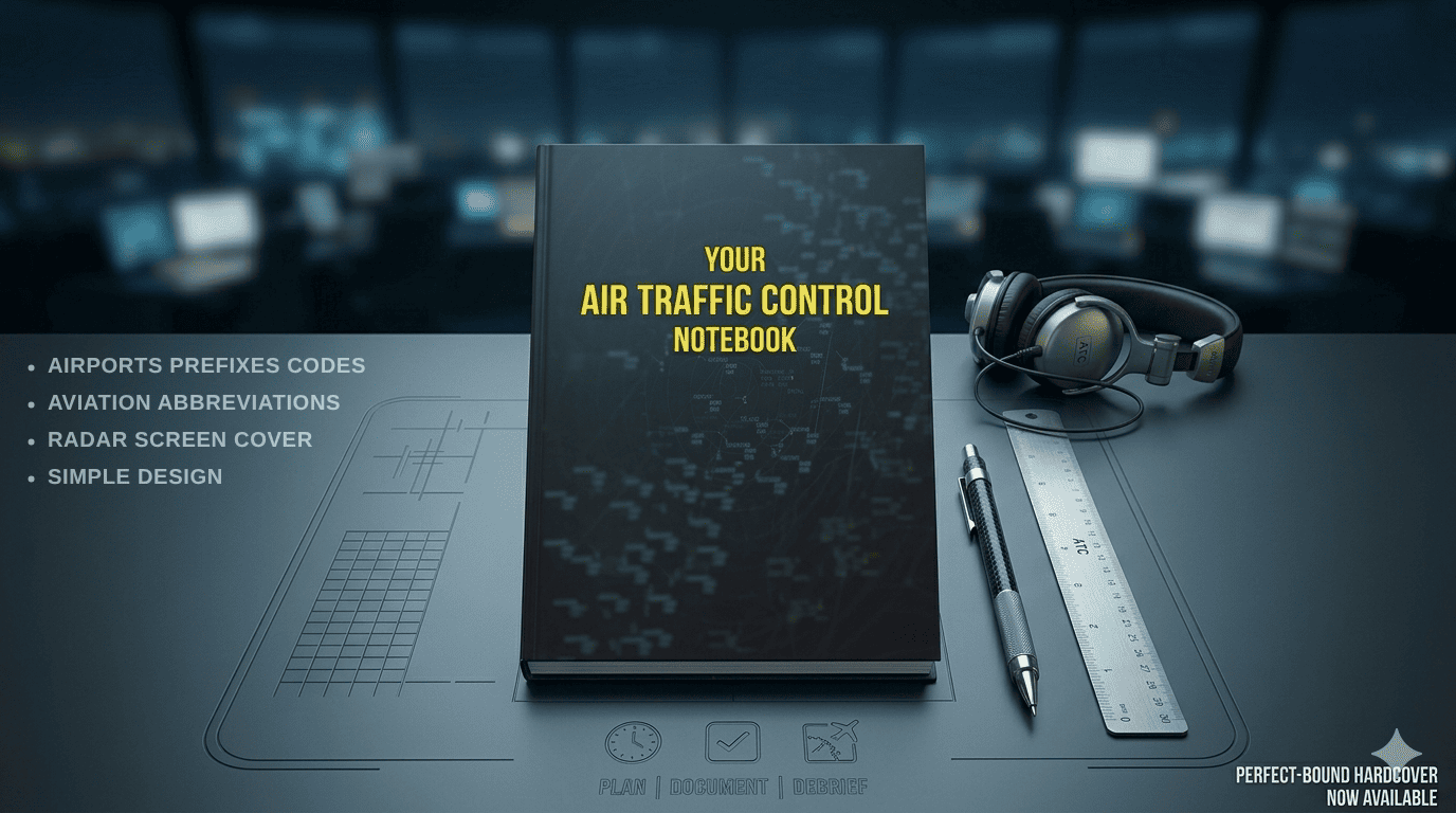 Professional ATC Notebook for Air Traffic Controllers