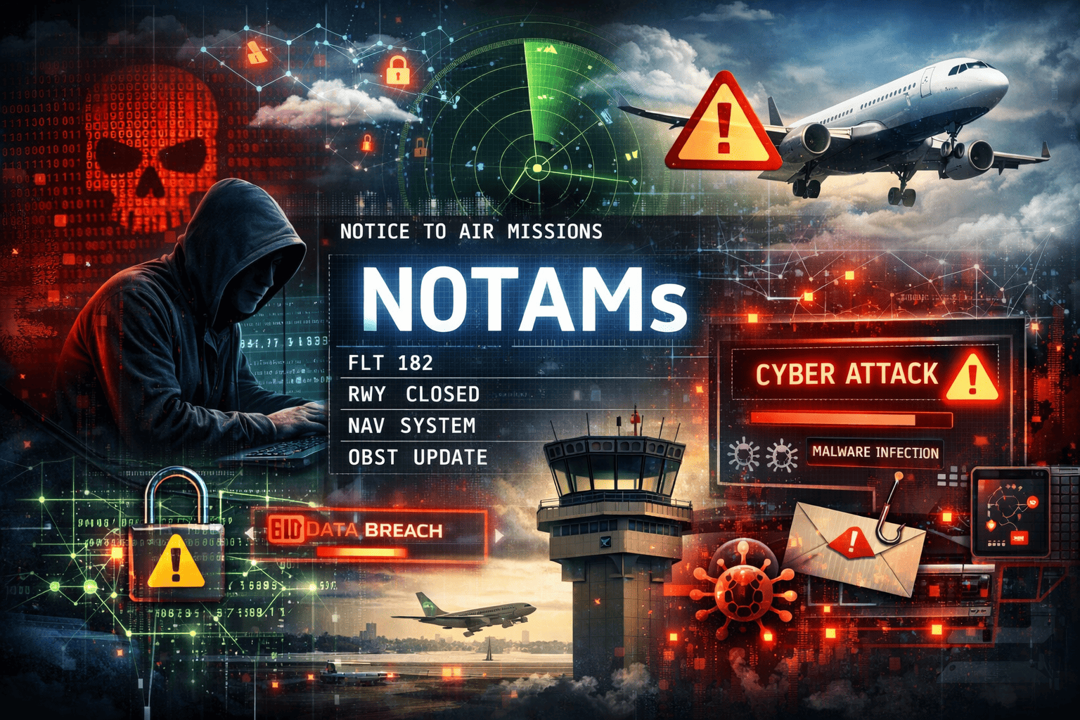 Cybersecurity threats to aviation NOTAM systems